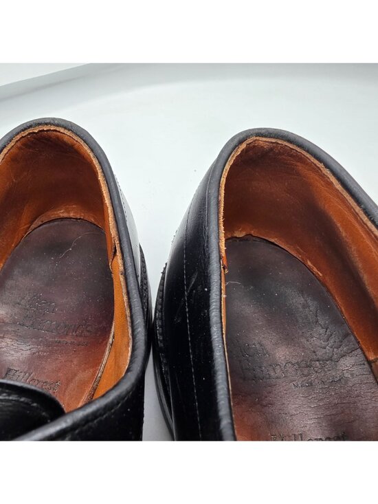 Allen Edmonds Hillcrest Mens Size 9.5 Black Leather Bicycle Toe Lace Up Oxfords main image 8